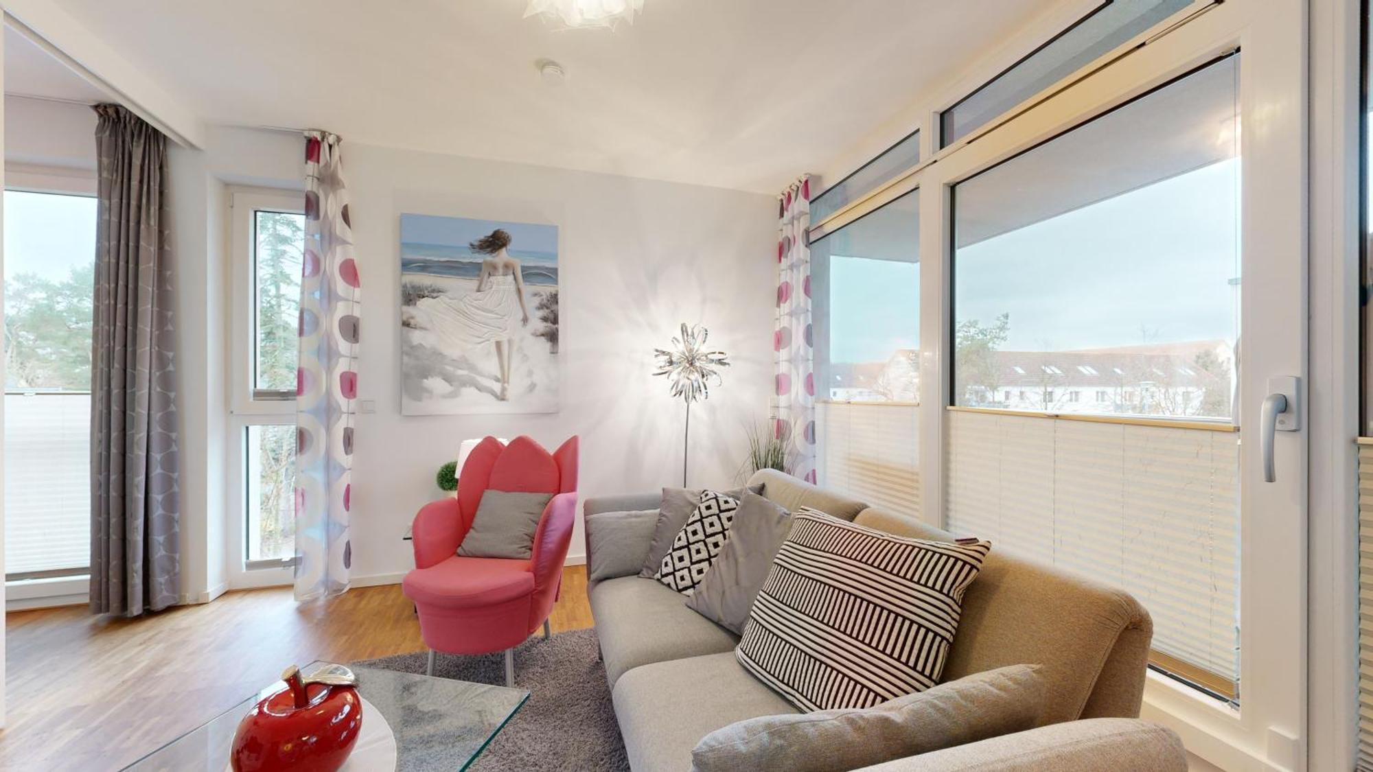 Duenenresort In Binz, Strandnahe Und Moderne Fewos Mit Balkon, Teilweise Mit Meerblick, Esterno foto